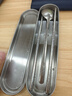美厨（MAXCOOK）纯钛筷子勺套装食品级收纳盒上班族学生便携餐具套装一人MCGC0252 实拍图
