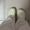 卡骆驰（CROCS）洞洞鞋贝雅男鞋女鞋轻便耐磨一脚蹬拖鞋休闲鞋|10126 卵石色-2V3 41 /42(260mm) 实拍图