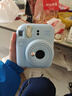 富士（FUJIFILM）instax  mini12 一次成像 立拍立得相机 mini12 绣球蓝 官方标配（无相纸及周边配件） 实拍图