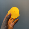卡通小鸡仔小夜灯高颜值卧室可爱装饰发光玩具儿童生日分享小礼物 小鸡仔/白色 实拍图