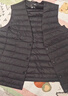 京东京造零压排骨羽绒轻薄羽绒服男外套冬季防钻绒马甲背心曜石黑L 实拍图
