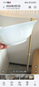 富玉景德镇陶瓷碗中式高档餐具纯素玲珑盘子家用菜盘散件送礼礼物 玉牡丹 10寸折边汤盘 实拍图