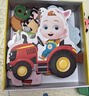 宝宝巴士纸质拼图3-4岁幼儿拖拉机宝贝jojo赳赳玩具男孩儿童生日礼物 赳赳拖拉机拼图 实拍图