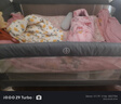 coolbaby婴儿床可移动0-3岁多功能拼接床可折叠0 【基础款】床+折叠床垫+置物篮 实拍图