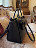 BALLIN意大利奢侈品黑色翅膀包高级真皮皮质通勤包大容量单肩手提包送礼 黑色 实拍图