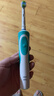 欧乐B（Oral-B）成人电动牙刷P4000深度清洁牙龈按摩3D声波P系列圆头送男友送女友情侣礼赠生日礼物 经典基础款-D12绿色 实拍图