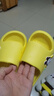 巴布豆儿童拖鞋男女童宝宝软底居家浴室夏季凉拖鞋 黄色 210码 实拍图