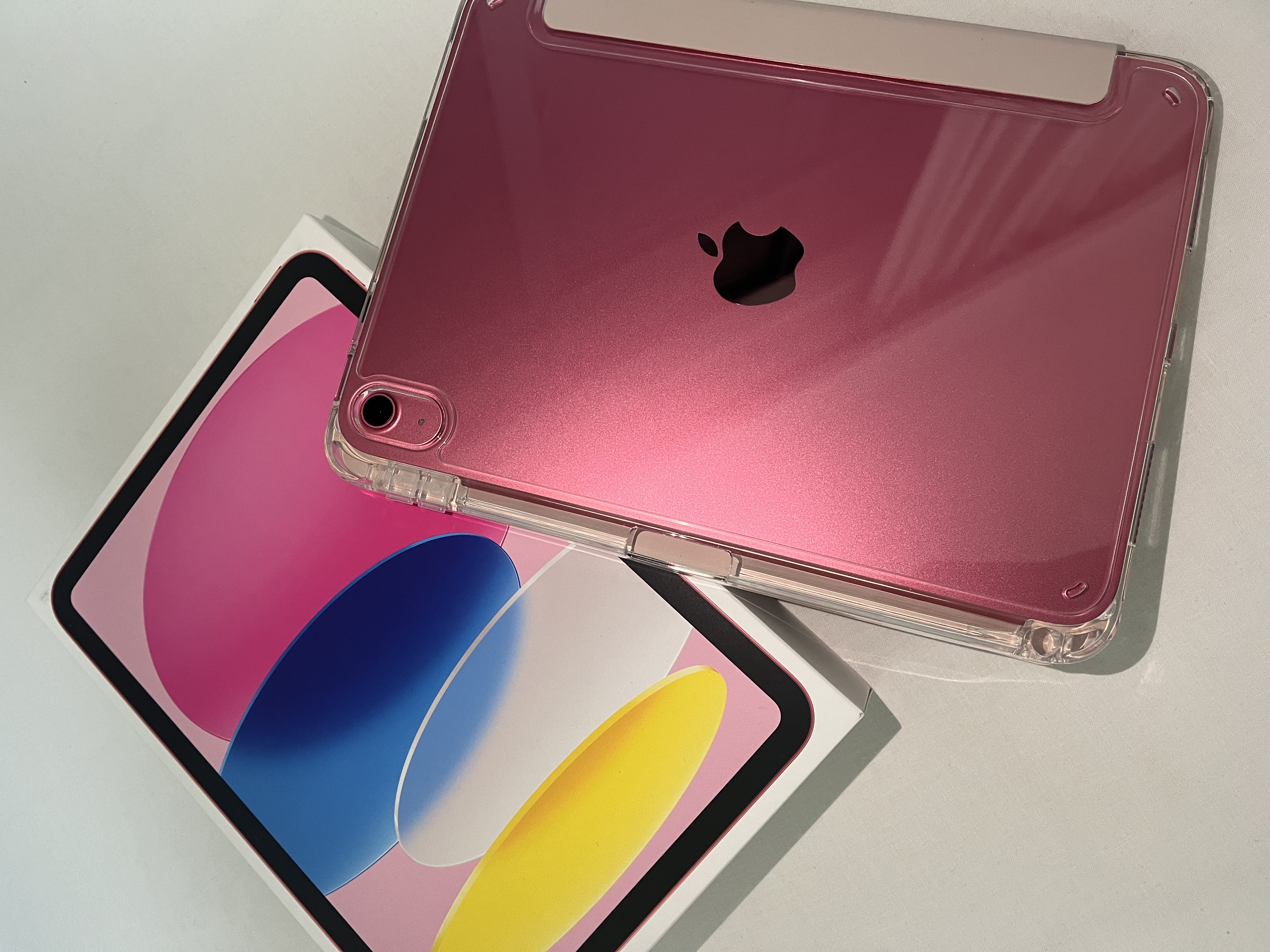 zoyu iPad11保护套带笔槽2025新款11英寸A16芯片适用苹果iPad10第十代平板三折透明硬壳防弯全包防摔 粉色【送钢化膜】 2025款iPad11【A16芯片】/第十代 实拍图