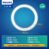 飞利浦（PHILIPS）三基色环形节能荧光灯管吸顶灯圆形灯芯替换光源 T5细环形灯管22W中光 实拍图