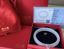 周六福（ZLF）  白月光玉髓手镯女宽条白透新中式国风 56mm 实拍图