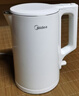美的（Midea）电热水壶家用烧水壶泡茶0涂层食品级304不锈钢自动断电双层防烫全钢无缝1.5L大容量 MK-HJ1566 实拍图