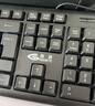 吉选（GESOBYTE）K830P 键盘 有线键盘 办公键盘 104键 防泼水 PS2圆口 台式电脑专用键盘 黑色 实拍图