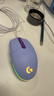 罗技（G） G102游戏鼠标有线机械RGB轻量化小手电竞宏编程吃鸡英雄联盟 102紫色 第二代 实拍图