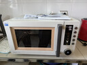 美的（Midea）空气炸微波炉烤箱一体机复古奶油风高颜值无油低脂大功率APP智能变频不锈钢内胆25L（PC23F5W） 实拍图