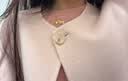周六福五帝钱黄金项链女足金吊坠生日礼物计价A0615182约5.35g 40+5cm 实拍图