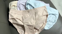 嫚熙（EMXEE）孕妇内裤女抑菌低腰托腹怀孕早中晚期月子无痕棉内裤4条装组合XL 实拍图