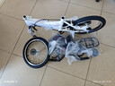 奥仕龙 儿童自行车3-4-5-6-7-8岁小孩单车宝宝脚踏单车男女孩小学生童车 【升级款白】旗舰版+加宽闪光轮 16寸 适合100-120cm 实拍图