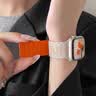 码仕【热销10万+】适用苹果手表表带秋apple watch磁吸硅胶ultra4/3/2/iwatch s12/11/10/9/8/7/SE女士 实拍图