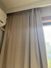 铭聚布艺（MINGJU）窗帘 全遮光窗帘成品窗帘布遮阳帘涤塔夫奶油色挂钩式2.0*2.4单片 实拍图