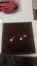 周大生【生日礼物】淡水珍珠耳钉925银耳饰简约送女友珠径约6-6.5mm 实拍图