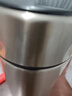 炊大皇保温杯 316L不锈钢茶水分离男女商务便携水杯 钢本色 490ml 实拍图