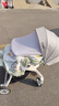 SMARTSTROLLER遛娃神器婴儿推车可坐可躺轻便折叠双向高景观0-6岁用宝宝溜娃车 月光灰(铝合金车架+3D舒适透气) 实拍图