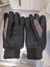 红蜻蜓真皮手套男冬天骑车摩托车加绒加厚触屏保暖防风防溅水猪皮棉手套 款式一 - 真皮加绒加厚 - 咖色 均码 防风触屏 实拍图