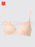 优衣库女装无钢圈文胸/轻型3D Bra软支撑立体聚拢479190 479190/34驼色 85A 适用A85 B85 A90 B90 实拍图