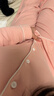京东京造【10A抑菌】A类一等品50支纯棉睡衣女睡衣春夏情侣家居服浅粉XL 实拍图