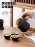 几物森林 茶具套装旅行茶具快客杯户外单人便携式功夫茶具陶瓷茶杯送礼 实拍图