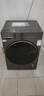 海尔滚筒洗衣机全自动10kg 新品上市 537超薄平嵌 蓝盾除菌 防生锈 525大筒径 商场同款XQG100-L58A1 实拍图