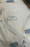 童泰秋冬0-6个月新生儿婴儿宝宝偏开保暖衣连体蝴蝶哈衣棉衣蓝色52cm 实拍图