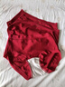 都市丽人内裤女纯棉舒适简约本命年新年红色短裤头中腰女士内裤4条3KHA05 实拍图