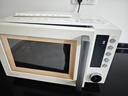 美的（Midea）空气炸微波炉烤箱一体机复古奶油风高颜值无油低脂大功率APP智能变频不锈钢内胆25L（PC23F5W） 实拍图