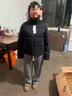 优衣库女装无缝羽绒短茄克/外套夹克478578 09 黑色 M /160/84A 实拍图