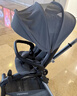 英氏（YEEHOO）风行遛娃神器双向高景观婴儿车折叠可坐可躺轻便带减震 麻灰色 实拍图