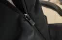 京东京造无缝鹅绒服羽绒服男女情侣连帽冬季新款加厚保暖外套黑L 实拍图