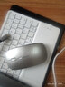 灵蛇（LINGSHE）M175充电无线蓝牙+2.4G双模款轻音鼠标 笔记本电脑  星空银 蓝牙+2.4G双模轻音版 实拍图
