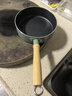 麦饭石平底锅不粘锅家用煎锅煎饼烙饼煎蛋煤气灶电磁炉通用炒菜 【Ⅰ级不粘】抹茶16m复底-无盖 实拍图