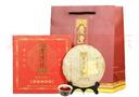 七彩雲南庆沣祥普洱茶 黄印6年特级普洱熟茶饼357g 年货送礼茶叶礼盒装 实拍图