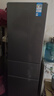 美的（Midea）220L三门冰箱灰色一级能效租房家用客厅宿舍小型冰箱三开门低耗省电低音运行MR-231T【国家补贴】 实拍图