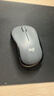 罗技（Logitech）M220 轻音鼠标 无线鼠标 办公鼠标 对称鼠标 带无线微型接收器 灰黑色 实拍图