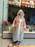 牧萌（moremerry）儿童雨衣男女童学生上学带书包位雨披小恐龙 3XL 实拍图