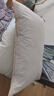 京东京造雪花枕 限选100%鹅腹小朵雪花毛蓬松枕头男女颈椎枕芯羽毛羽绒枕 实拍图
