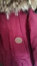 鸭鸭儿童羽绒服2025新款冬季加厚毛领鸭绒外套中大童冬装潮 红色 160 实拍图