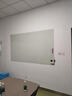 惠鑫钢化玻璃白板办公家用培训教学黑板投影超白哑光白板搪瓷树脂珐琅板墙手写字板涂鸦展板会议室专用 120*200CM 实拍图