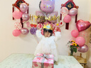 多美忆生日场景布置女孩生日气球儿童道具氛围装饰快乐桌飘装扮粉色套餐 实拍图