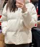 优衣库无缝羽绒连帽外套女装外套夹克487410 478577 478577/01乳白色 XS 实拍图