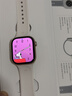 Apple/苹果 女神节礼物Watch S11 智能手表蜂窝款42毫米玫瑰金色铝金属表壳淡桃粉色运动型表带S/M 实拍图