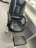 费林斯曼老板椅办公椅电脑椅靠背椅按摩可躺转椅搁脚午休电竞椅子懒人座椅 【可躺搁脚】经典黑+加厚海绵 联动扶手 【送货上门】 实拍图